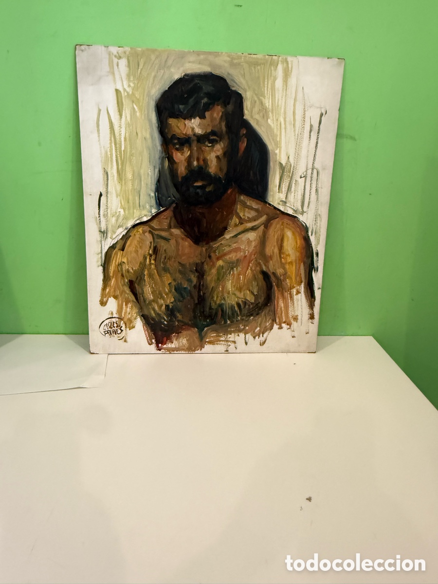 Arte: Carles Prun&eacute;s &ndash; Posible autorretrato, &oacute;leo sobre tablex (65 &times; 54 cm)