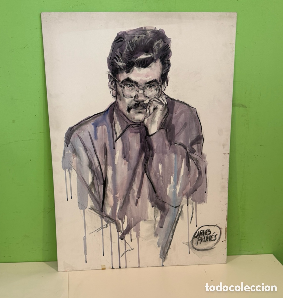 Arte: Carles Prun&eacute;s &ndash; Posible autorretrato, &oacute;leo sobre tablex (75 &times; 53 cm)