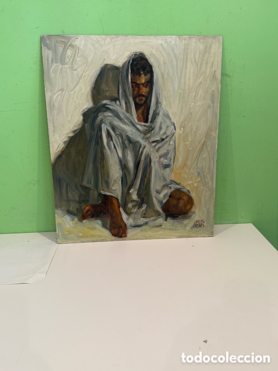 Arte: Carles Prun&eacute;s &ndash; Posible autorretrato con t&uacute;nica 61&times;50 cm