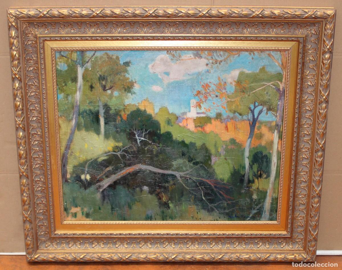 Arte: ANTONI SALA HERRERO (1927-2012) OLEO SOBRE TELA. PAISAJE IMPRESIONISTA
