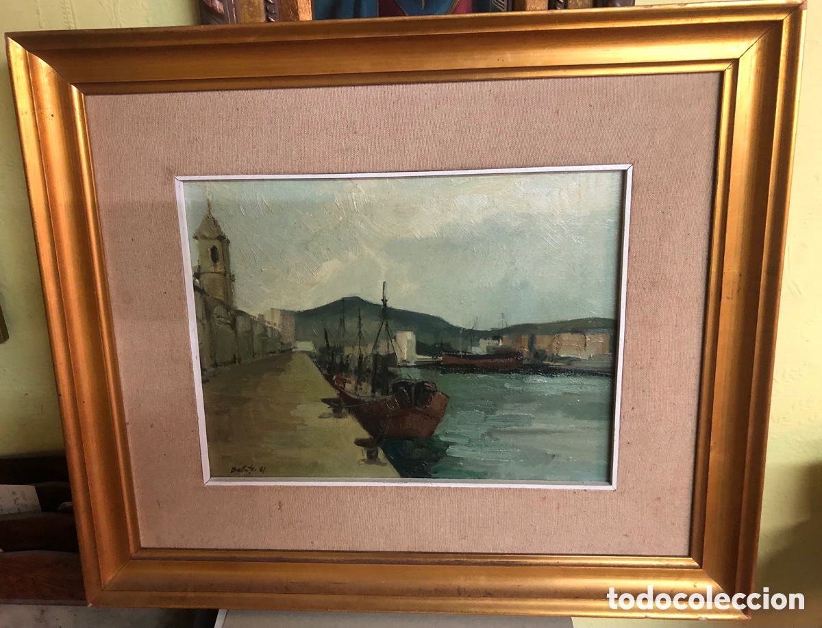Arte: Amparo ballester canet oleo/lienzo medidas 37,5x28,5 con marco 58x49