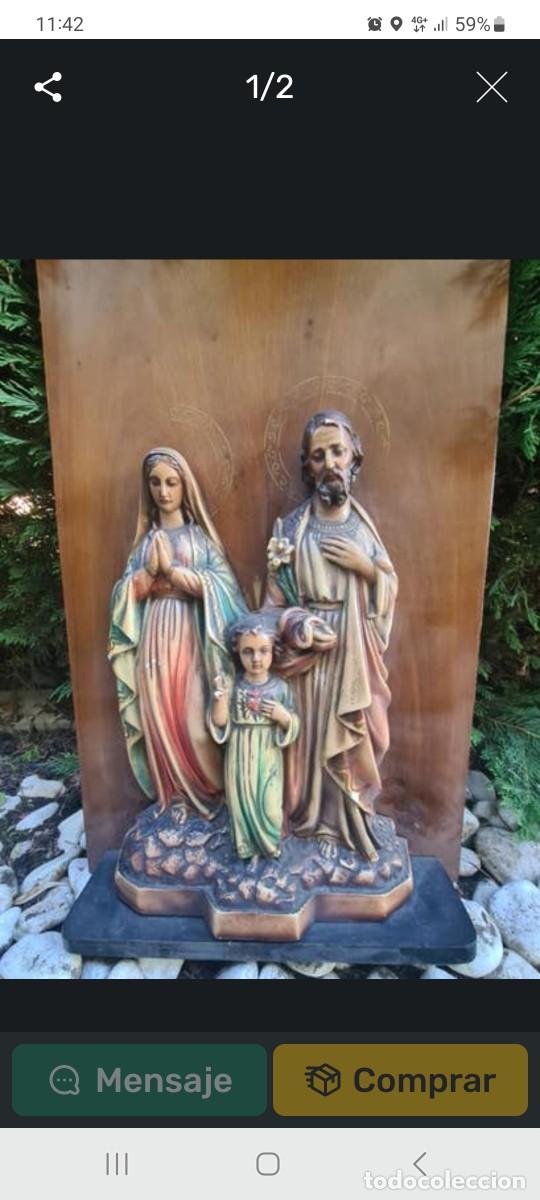 Arte: Sagrada Familia sobre tabla