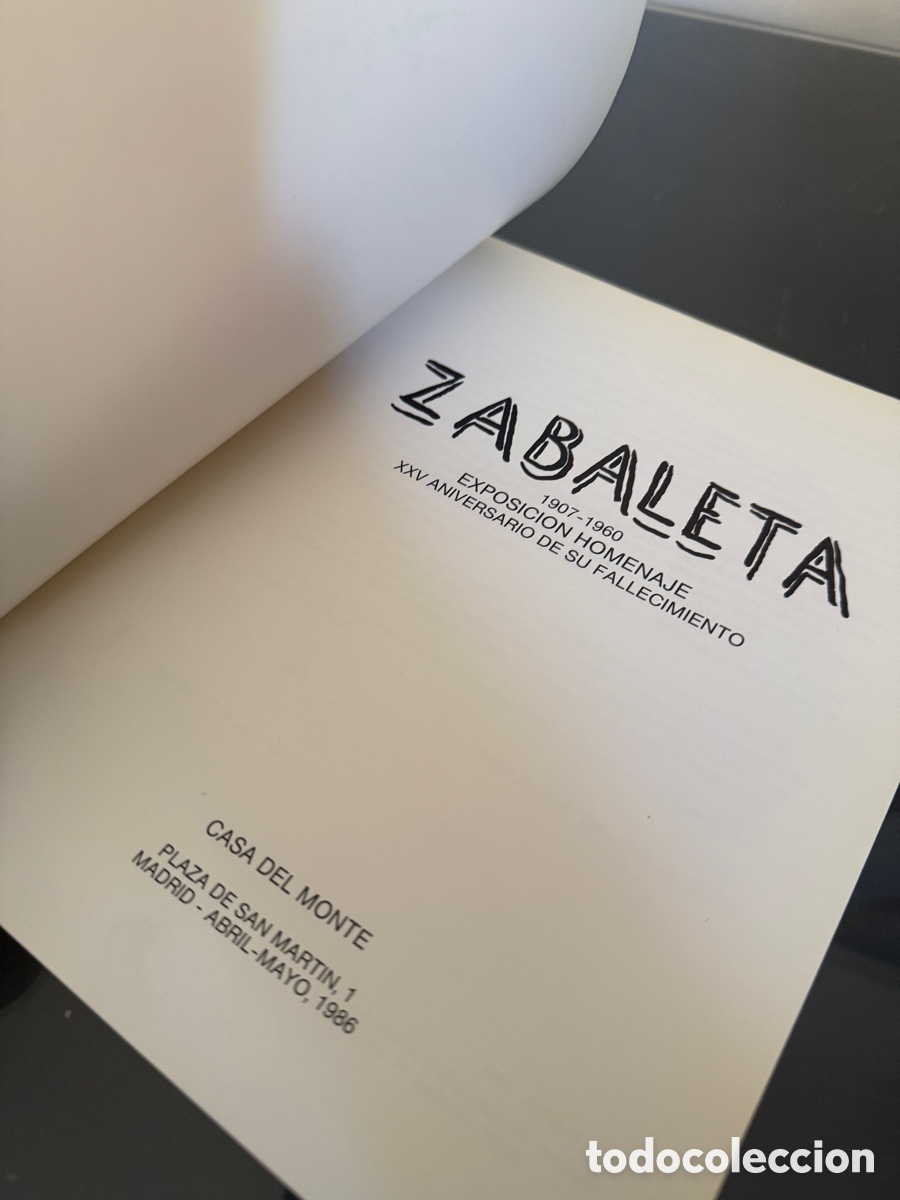 Arte: Libro exposici&oacute;n Zabaleta caja de Madrid - Foto 6