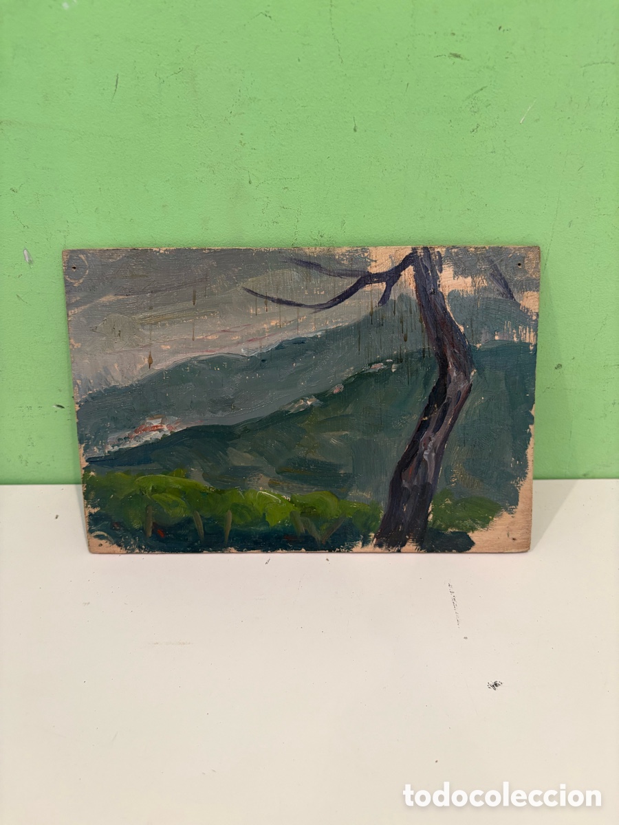 Arte: ARTURO MARTINEZ CABEZAS (VALENCIA 1899 - BARCELONA ? ) OLEO SOBRE TABLEX.