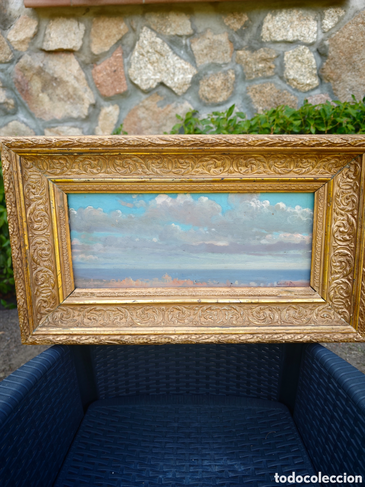 Arte: &Oacute;leo sobre tabla Cecilio pla