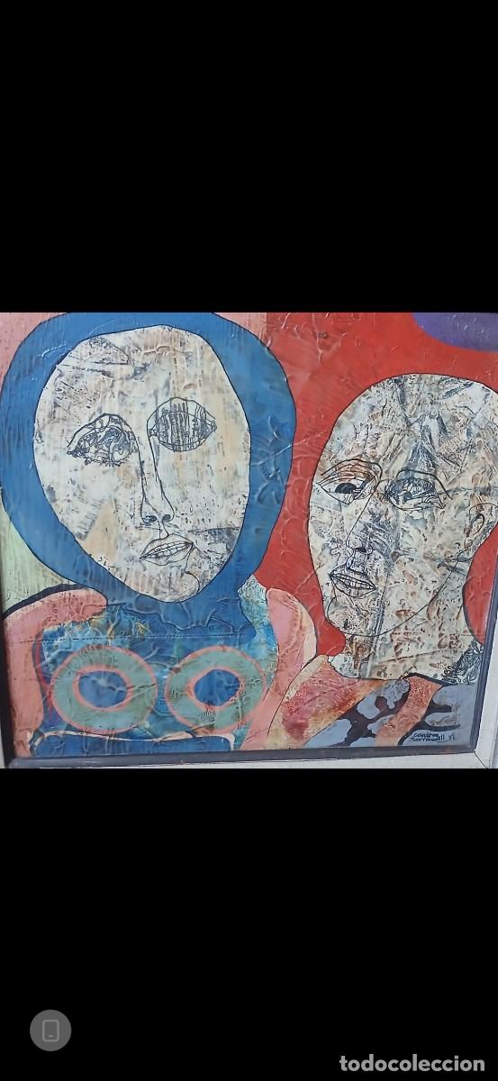 Art: Els amants. Acrilico de Cardona Torrandell