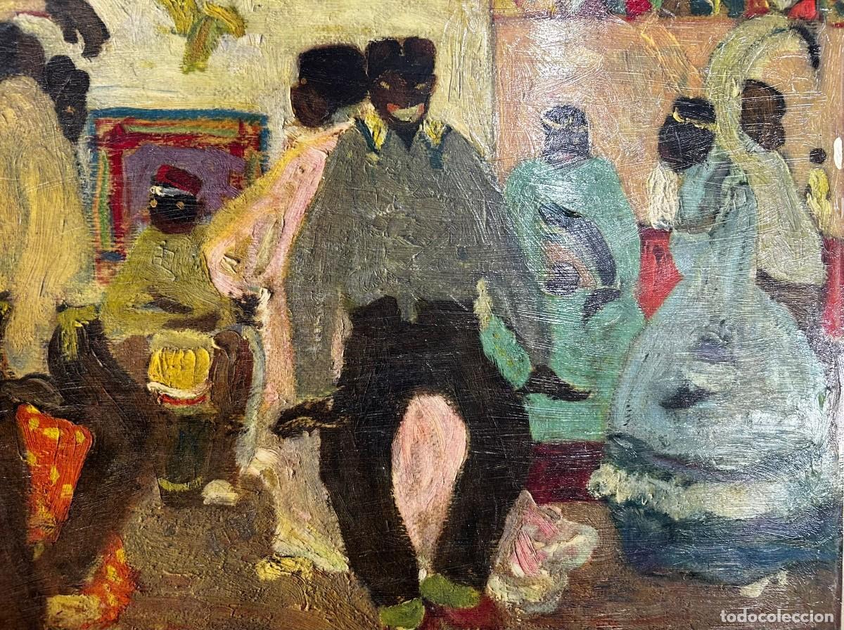 Arte: papel sobre Tabla &ndash; Escena de Candombe (Copia de &Eacute;poca / Firmado &rdquo;Figari&rdquo;)