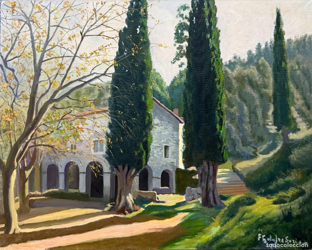 Arte: Francesc Galofr&eacute; Sur&iacute;s &ndash; Ermita de Santa Marina, Pratdip &ndash; &oacute;leo sobre lienzo, 1970