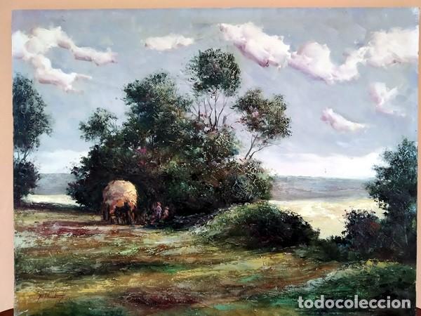 Arte: Pintura paisaje al &oacute;leo de Ballesteros