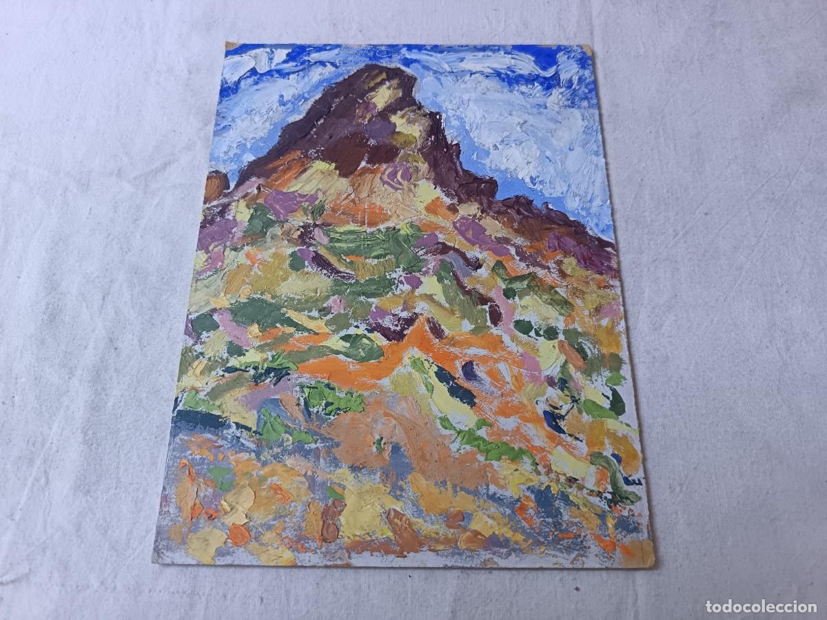 Art: Obra Original, &oacute;leo sobre tabla, escena rural impresionista