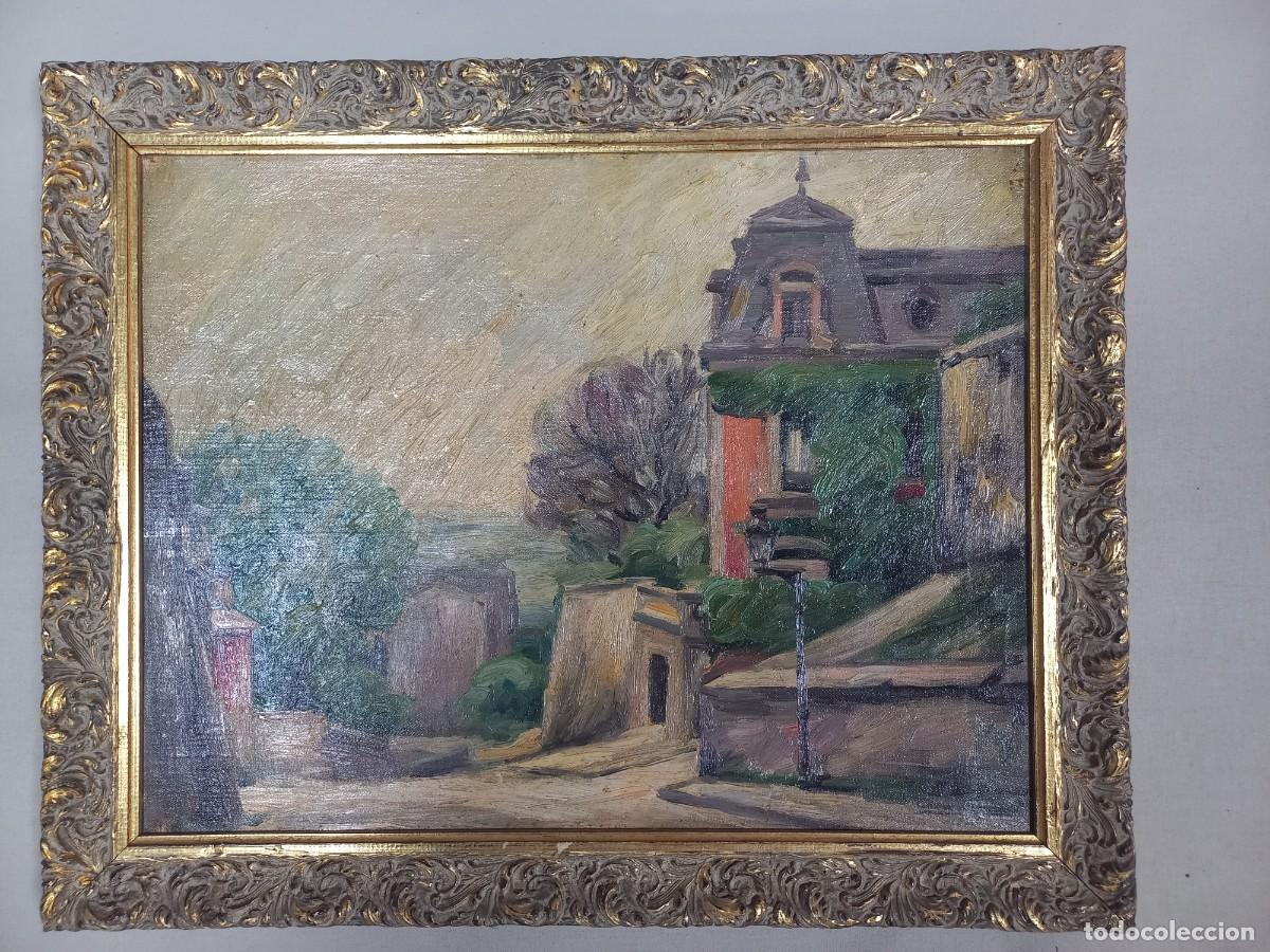 Arte: CASIO BOADA. PAR&Iacute;S. 1926. RUE DE MONT CENIS. VIEUX MONTMARTRE. 47x36 cm. &Oacute;LEO SOBRE TABLA