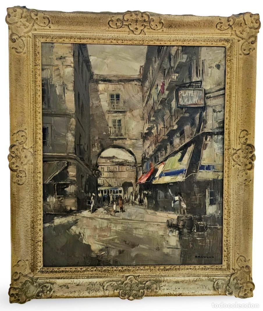 Arte: SALVADOR RODRIGUEZ BRONCH&Uacute; (GODELLA,VALENCIA,1913-1999) &rdquo;RINC&Oacute;N MADRILE&Ntilde;O&rdquo; &Oacute;LEO /LIENZO (63 x 51)