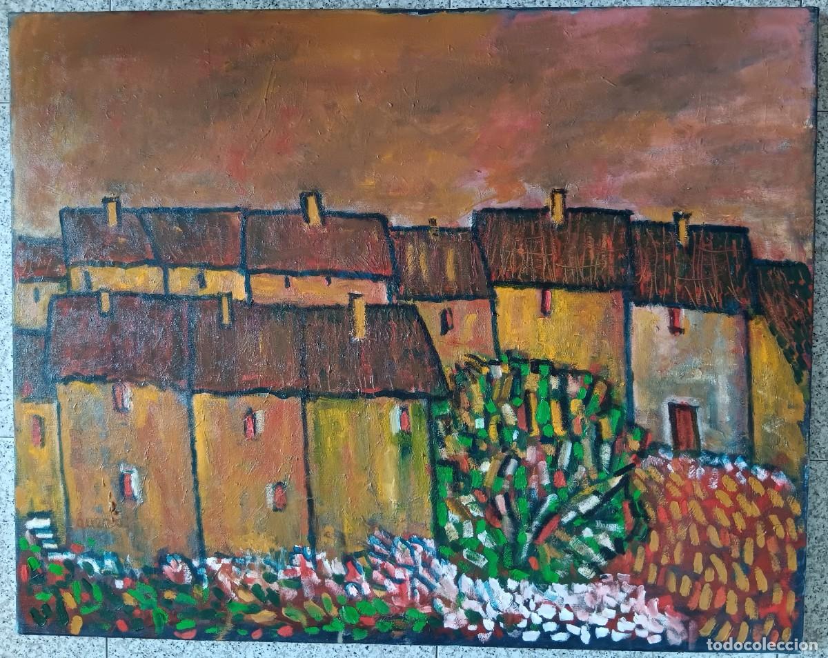 Arte: JOAN QUERALT DE QUADRAS - &Oacute;LEO SOBRE TELA MONTADO EN BASTIDOR 92 X 73 - A&Ntilde;O 2020. FIRMADO.