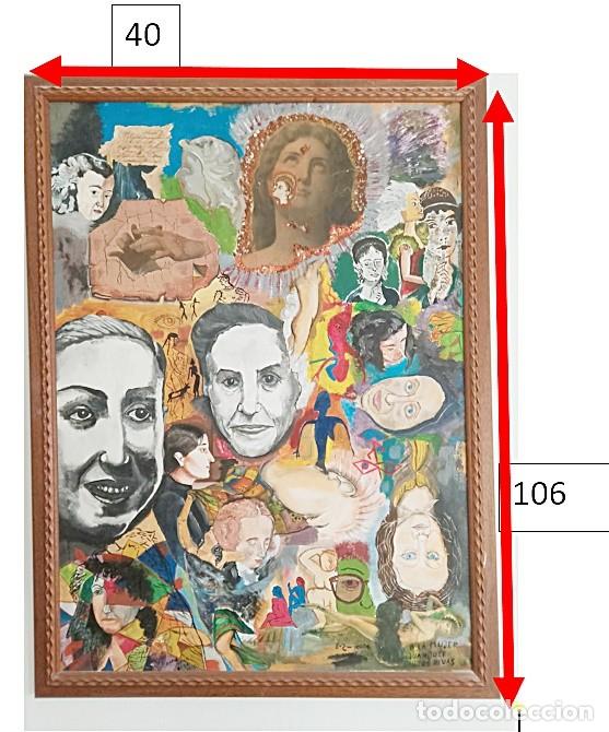 Kunst: &rdquo;LA MUJER A LO LARGO DE LA HISTORIA&rdquo; Oleo sobre lienzo. 1989.VER FOTOS