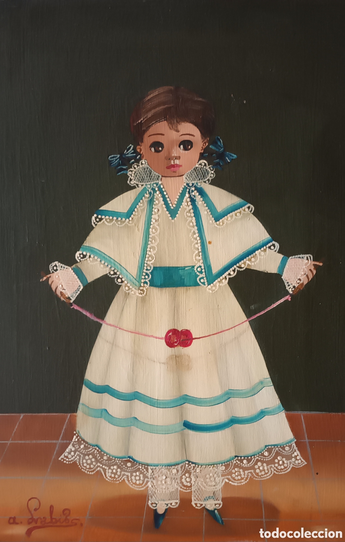 Arte: Oleo sobre lienzo de Agapito Larios
