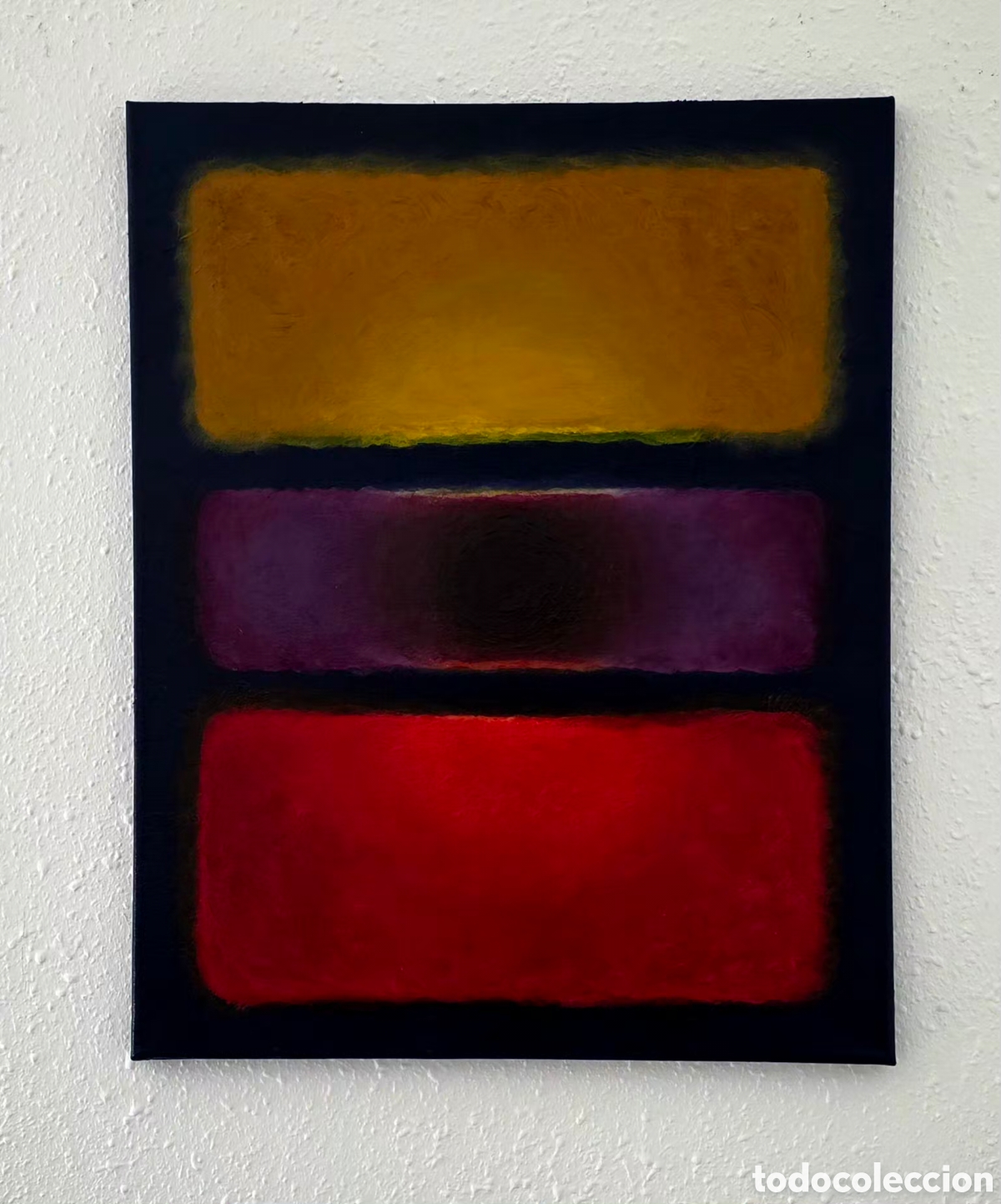 Arte: SOL NEGRO, &oacute;leo sobre tela lienzo 40x50