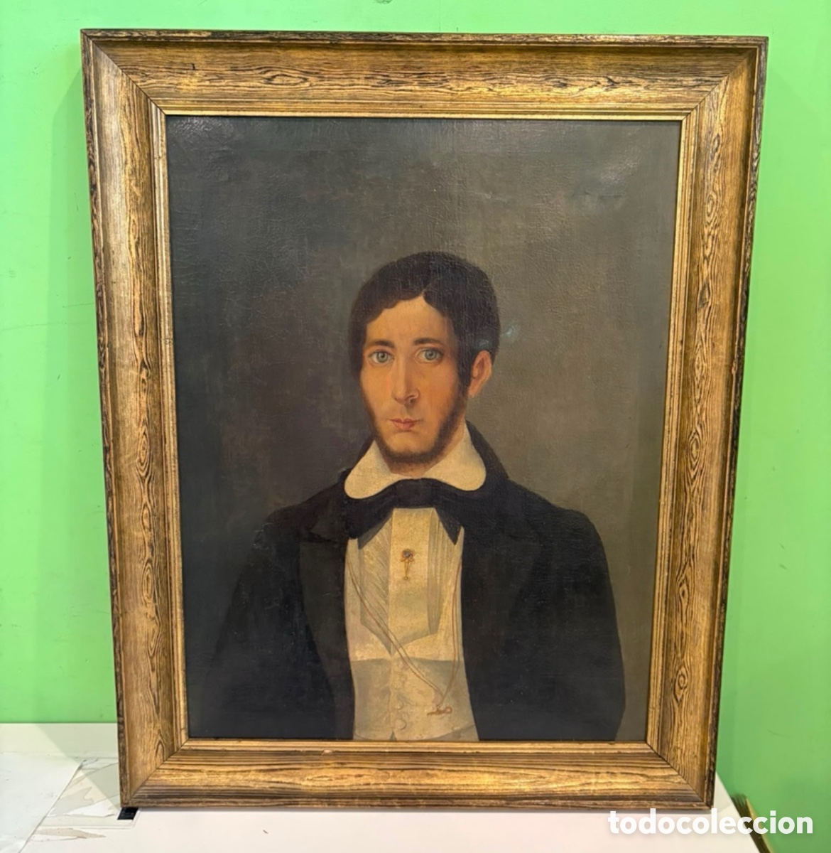 Arte: Retrato de caballero &ndash; &Oacute;leo sobre lienzo &ndash; Obra a estudiar &ndash; Siglo XIX
