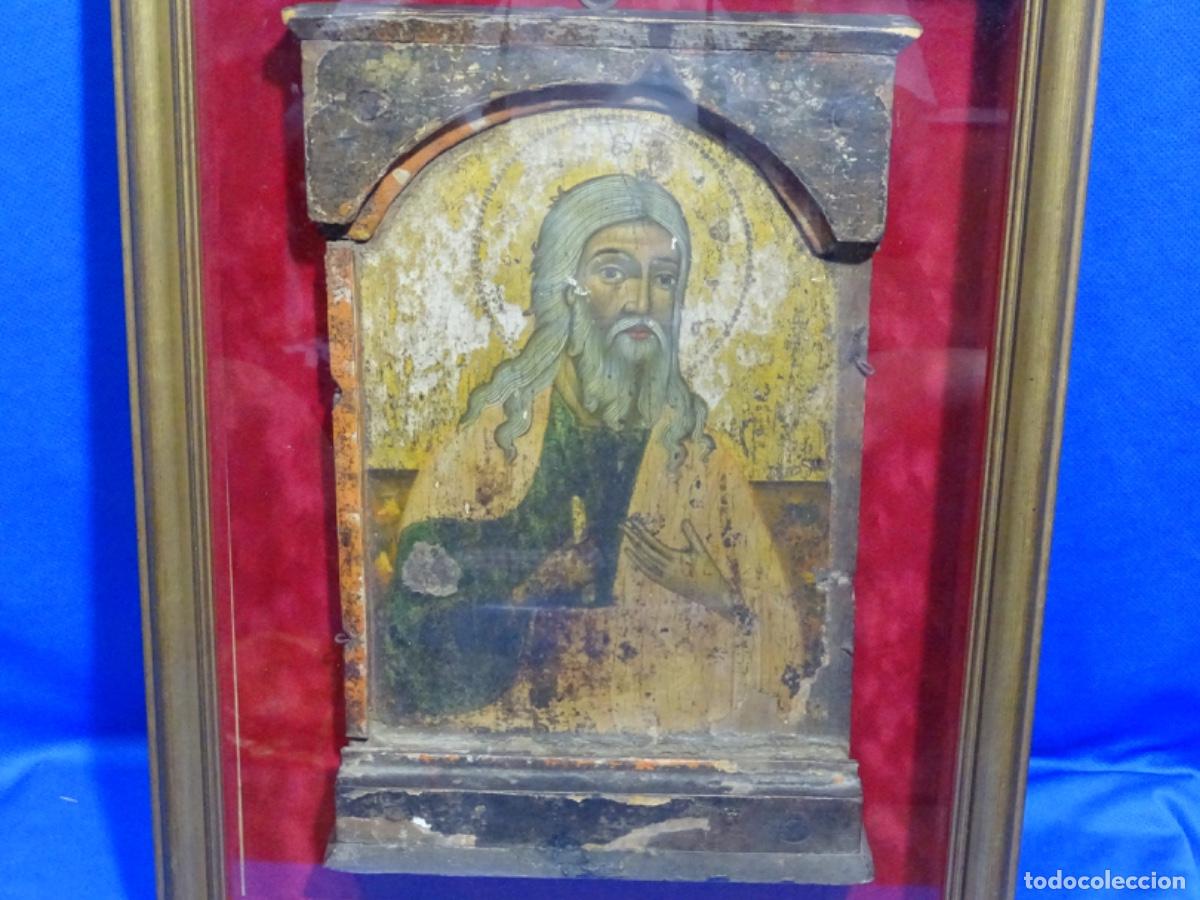 Arte: ANTIGUO PINTURA ICONO ORTODOXO SOBRE SIGLO XVIII O ANTERIOR.