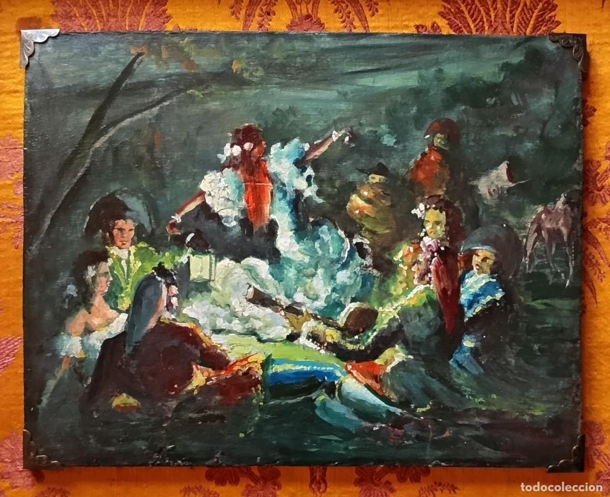 Arte: Buler&iacute;as en la noche, desconozco firma