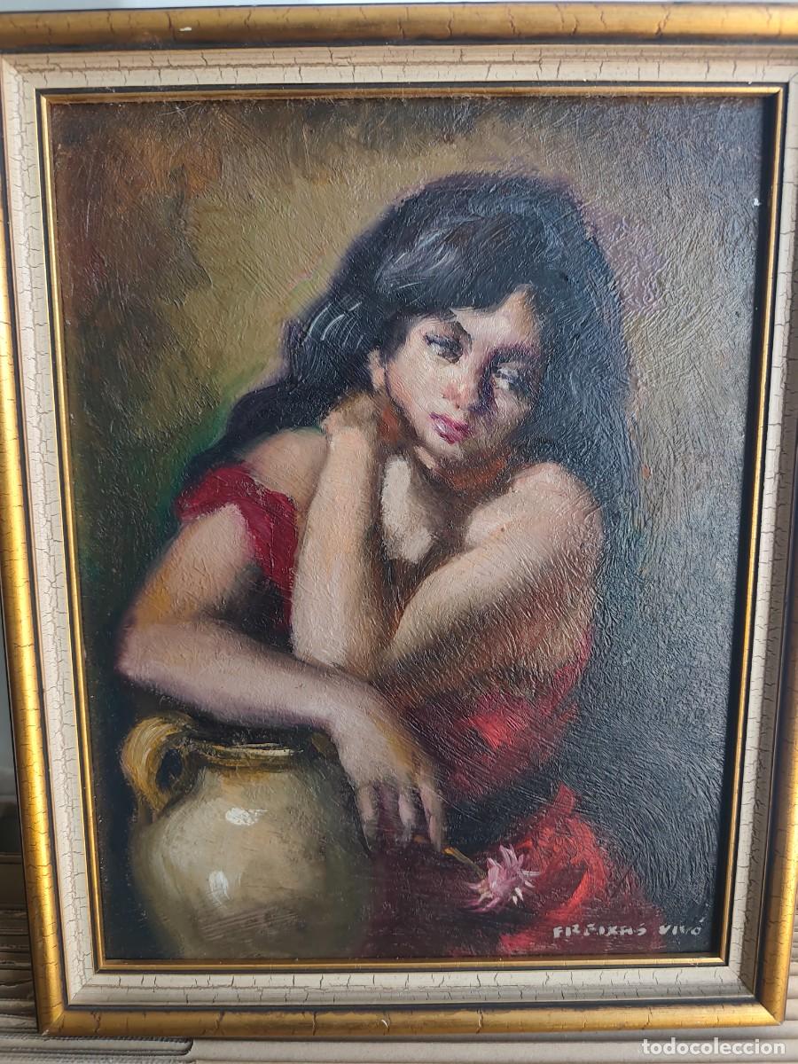 Arte: Oleo sobre tabla freixas Viv&oacute;
