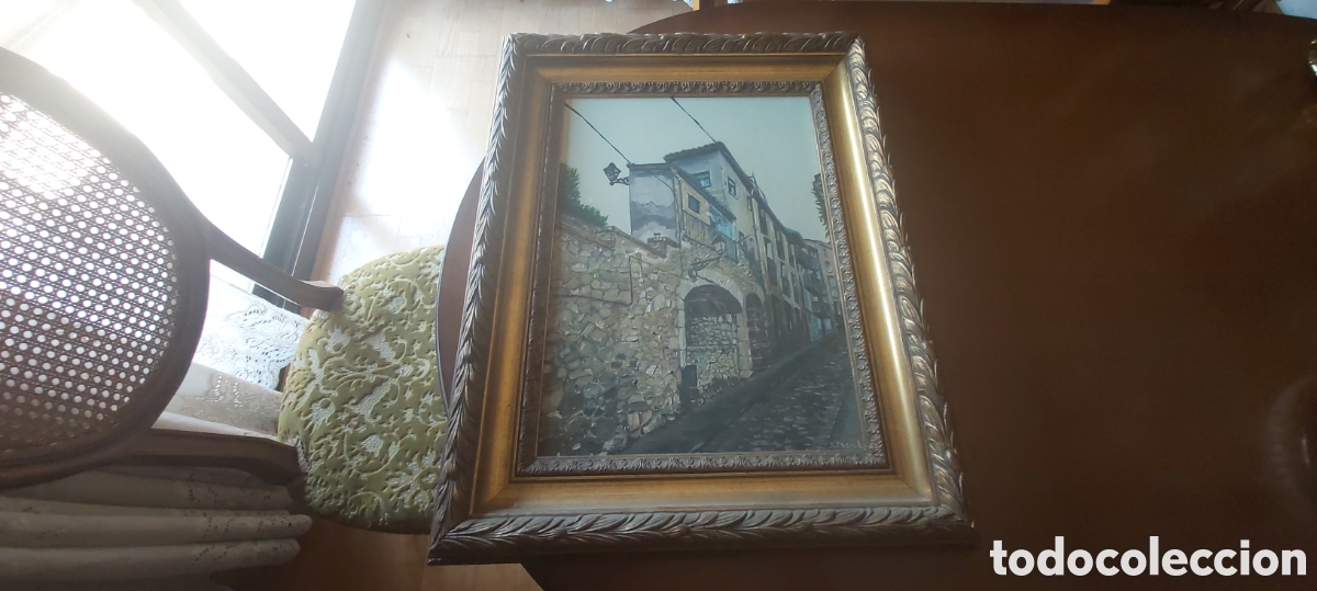 Arte: CALLE DE LA PIETAT-BERGA-BARCELONA-CATALU&Ntilde;A-ESPA&Ntilde;A.(48x62 ctm marco)