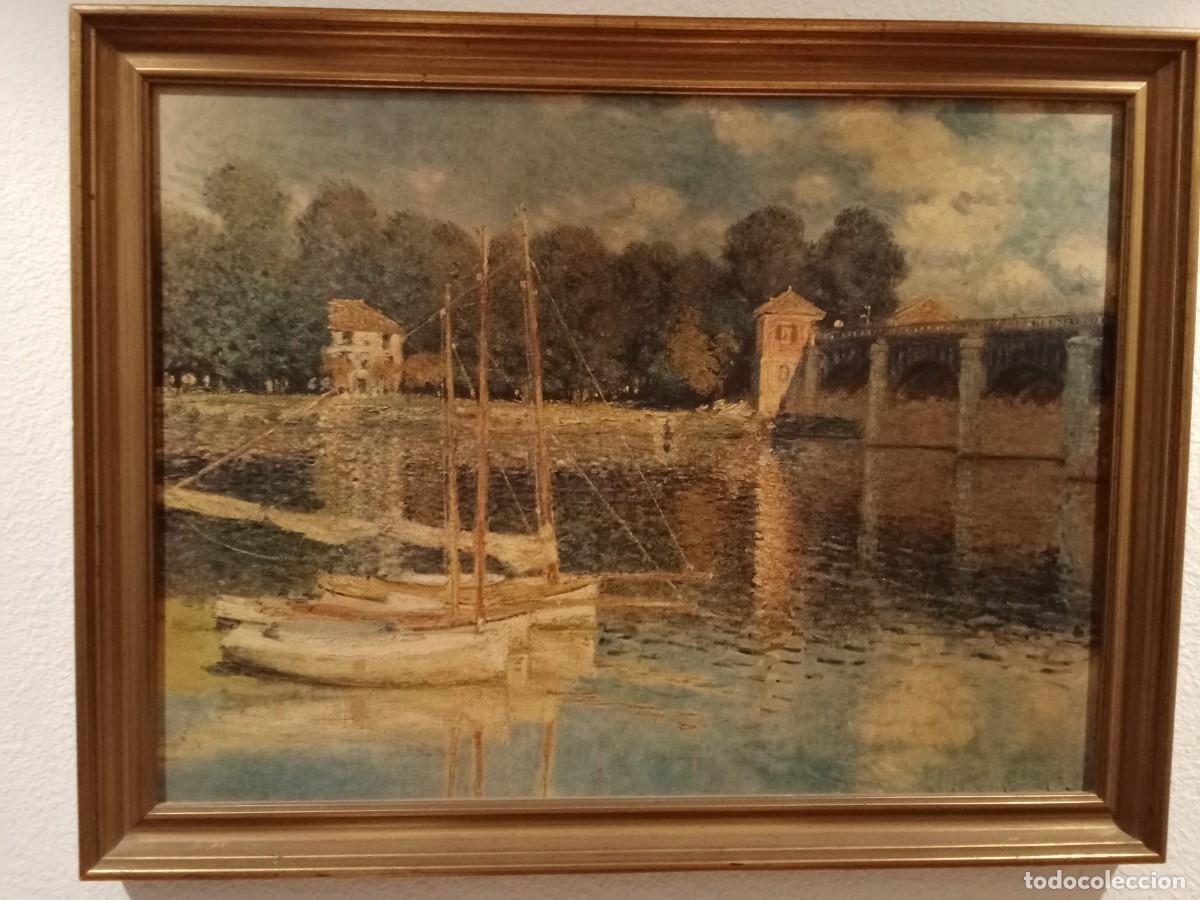 Arte: PINTURA SOBRE TABLA, 61X47 MEDIDAS MARCO Y 55X41,5 MEDIDAS TABLA.
