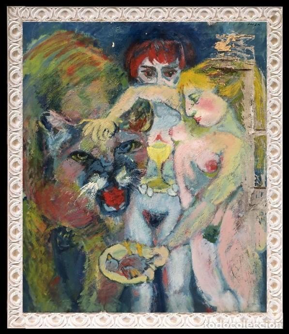 Arte: ESCUELA NAIF ESPA&Ntilde;OLA (C. 1970) - LAS BRUJAS