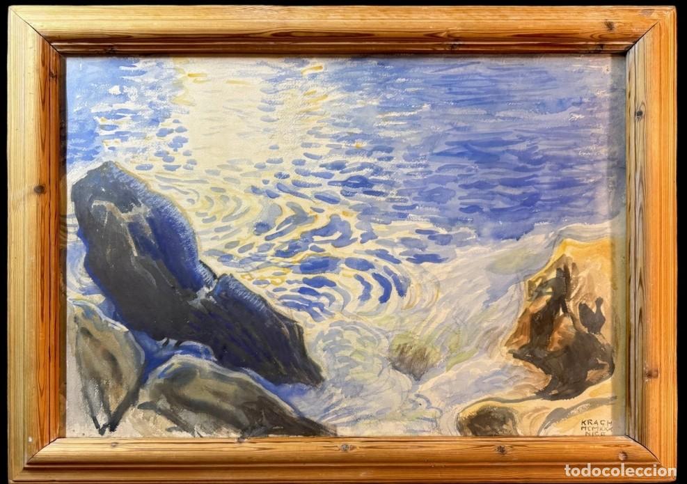 Arte: EJNAR ROEPSTORFF KRAGH (1903-1981) - UNA CALA EN NIZA