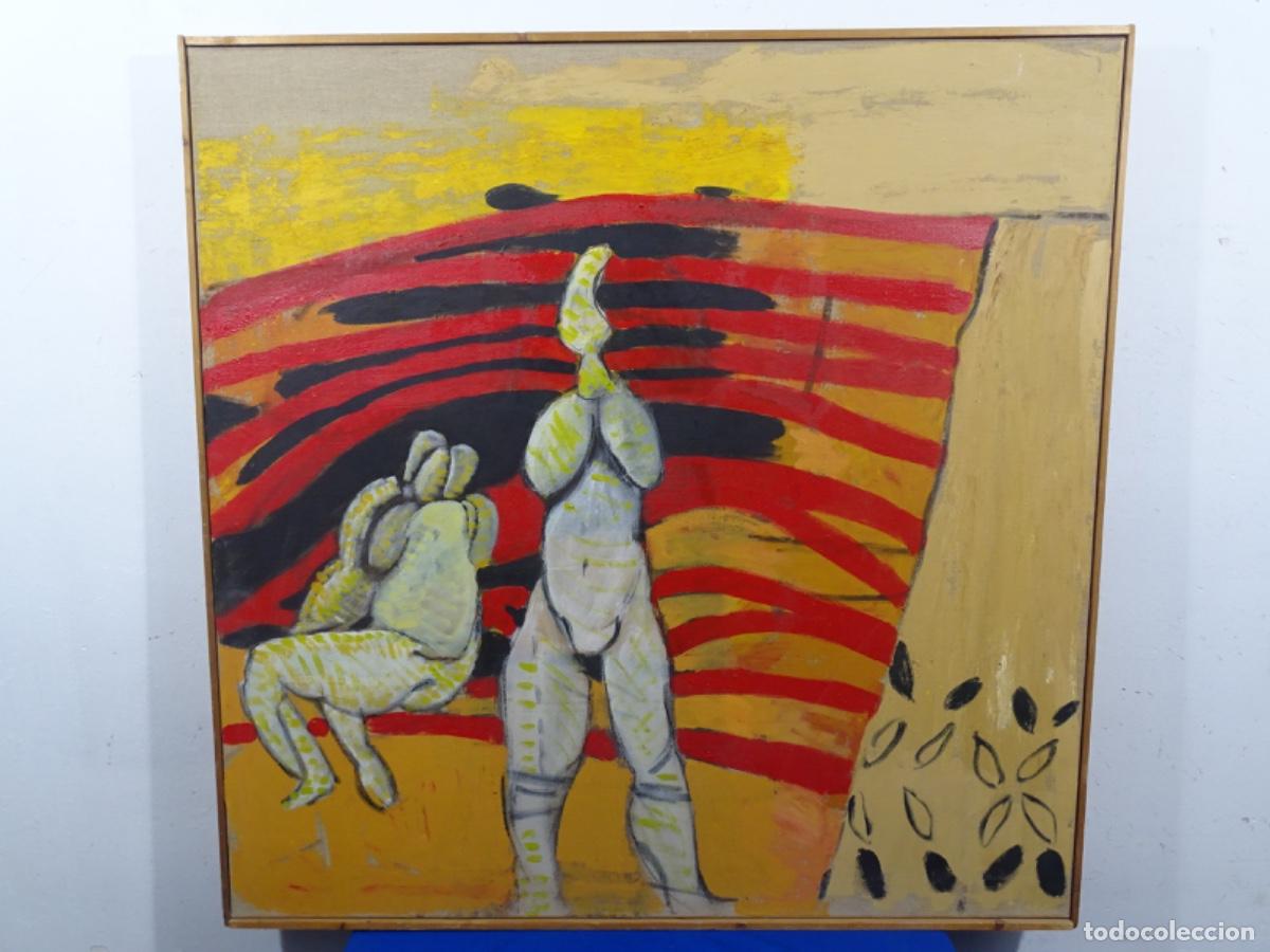 Arte: &Oacute;LEO TELA GUTAAF PETRUS MARIA VANDERBRAAK. PINTOR NEERLAND&Eacute;S. &ldquo;AFRICAN QUEEN&rdquo; 96.