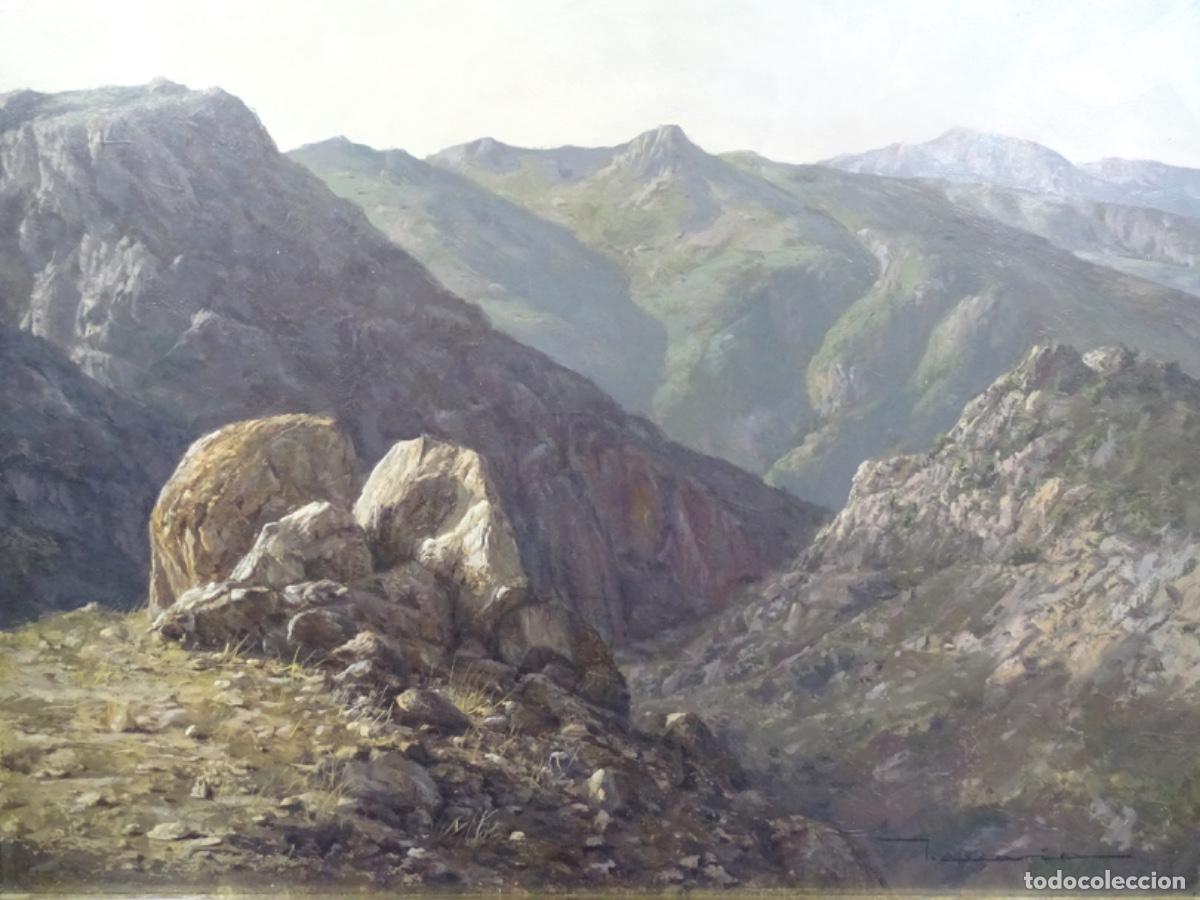 Arte: &Oacute;LEO SOBRE TABLA IGNACIO ALCARIA. &ldquo;LADERA&rdquo; GRAN DOMINIO DE LA LUZ Y EL CONTRASTE.