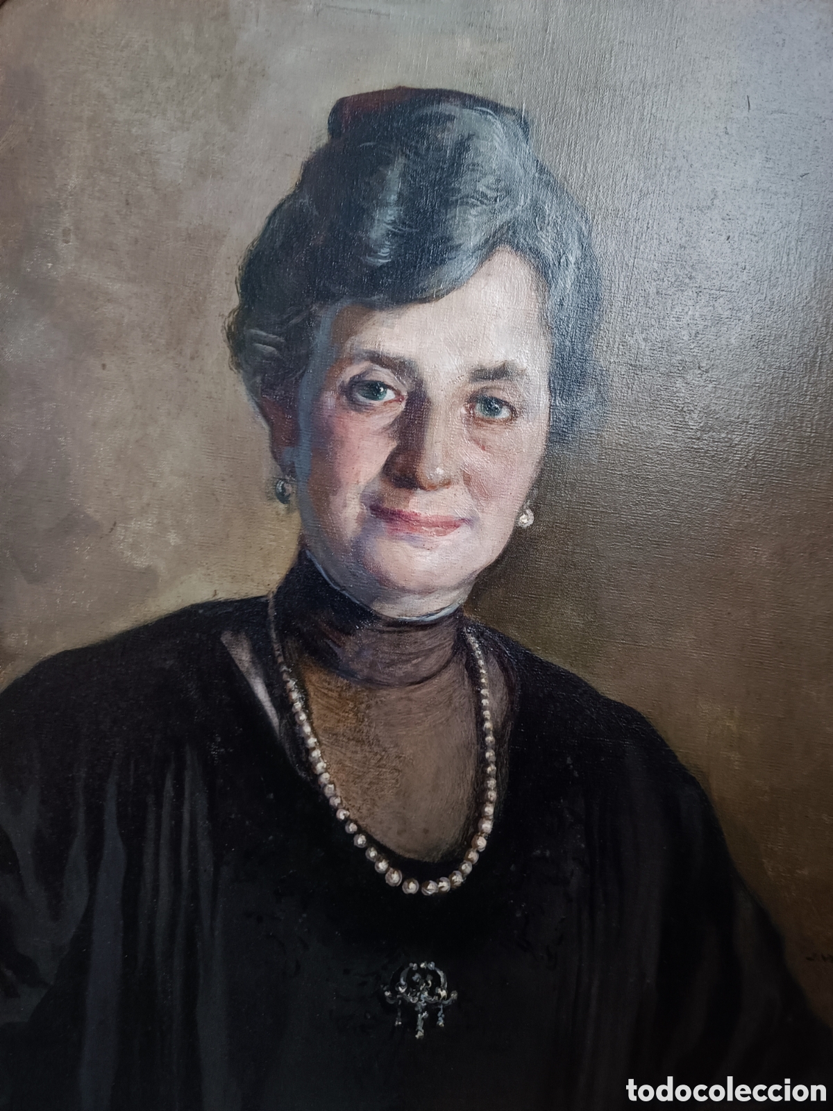 Arte: Retrato al oleo Vila y Prades - Foto 4
