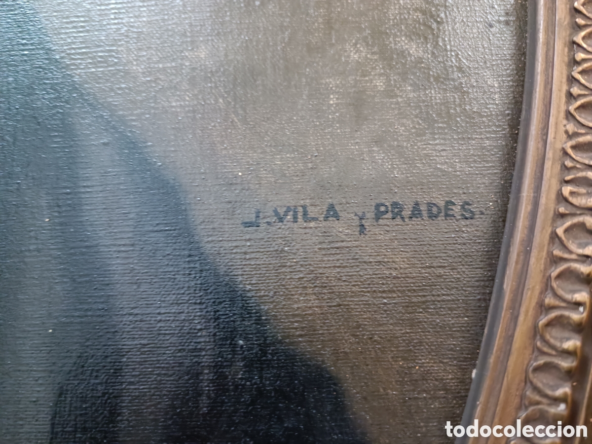 Arte: Retrato al oleo Vila y Prades - Foto 7