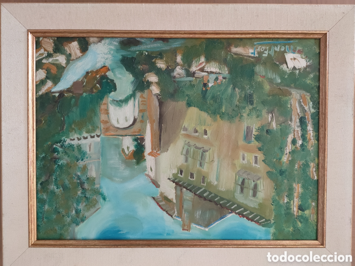 Arte: Montfort &oacute;leo sobre tela vista urbana