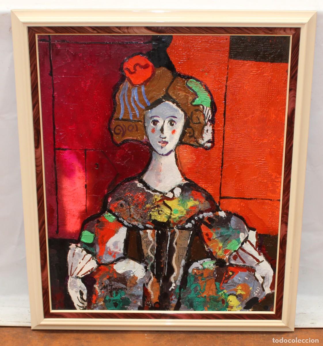 Arte: MIQUEL TORNER DE SEMIR (SANTA PAU, GERONA, 1938) ACRILICO Y MATERIA SOBRE TELA. MENINA