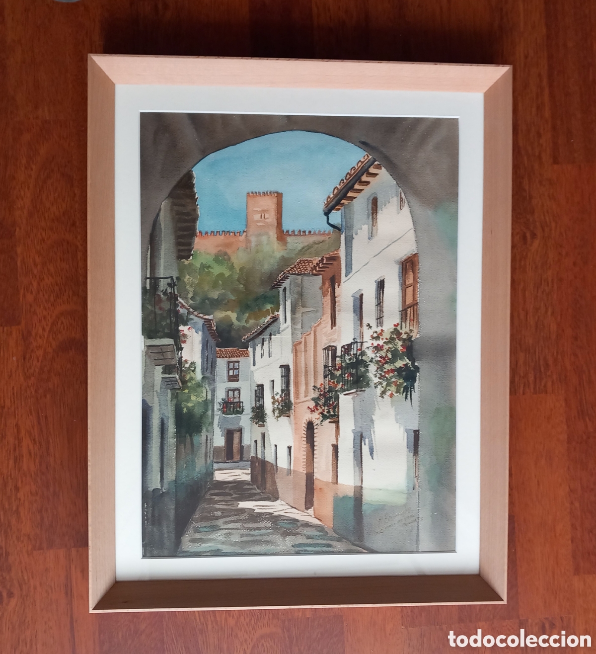 Arte: NICOL&Aacute;S BERMUDEZ calle del vidrio granada pintor granadino