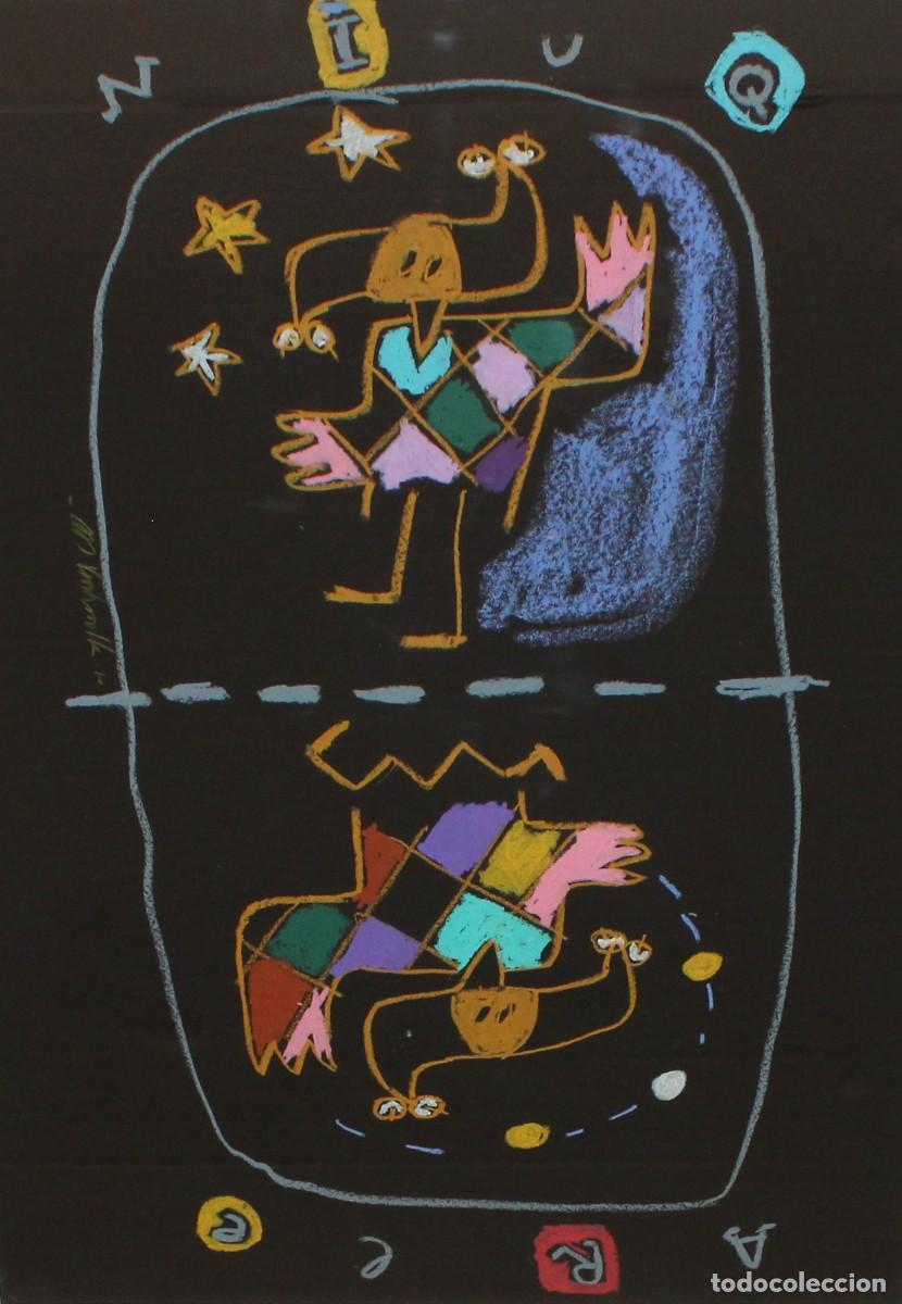 Arte: MANUEL VENTIMILLA (Valencia, Siglo XX) TECNICA MIXTA. SIN TITULO