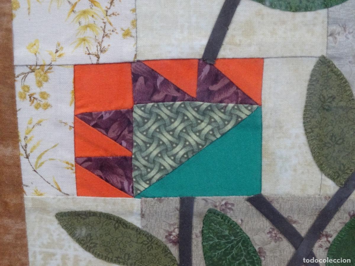Arte: BODEGON FLORES ANONIMO HECHO CON TELAS. OBRA ORIGINAL. - Foto 10