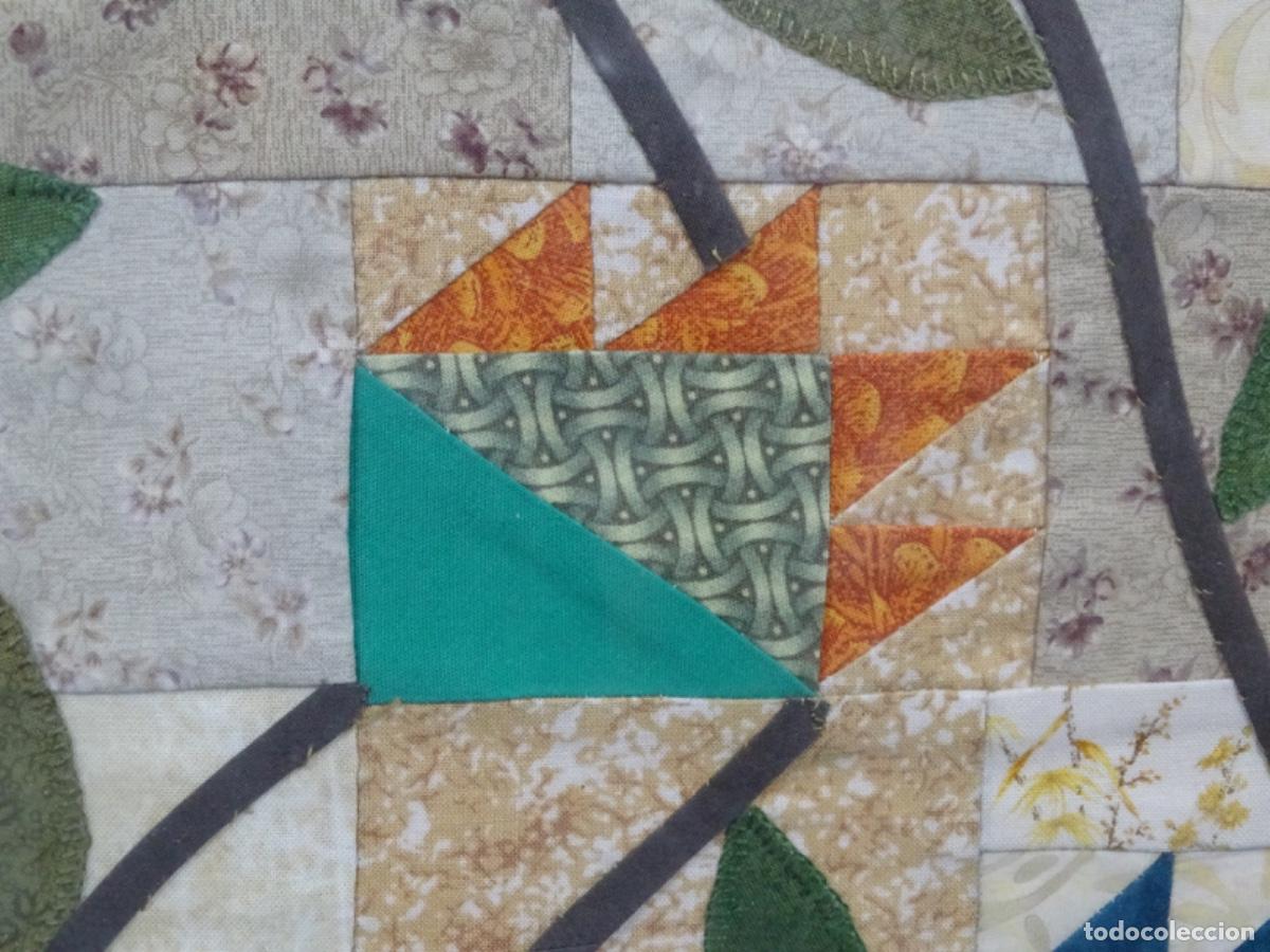 Arte: BODEGON FLORES ANONIMO HECHO CON TELAS. OBRA ORIGINAL. - Foto 11