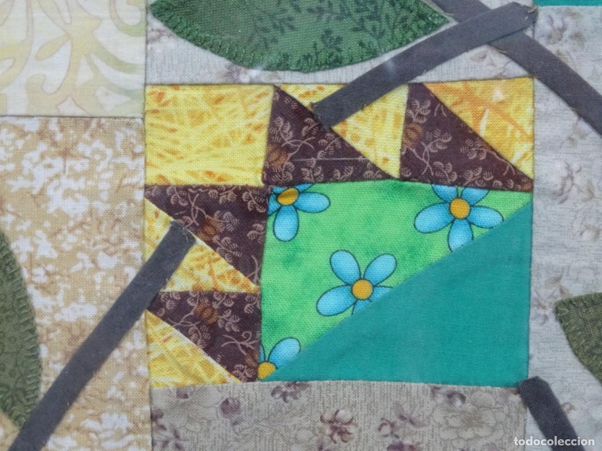 Arte: BODEGON FLORES ANONIMO HECHO CON TELAS. OBRA ORIGINAL. - Foto 13
