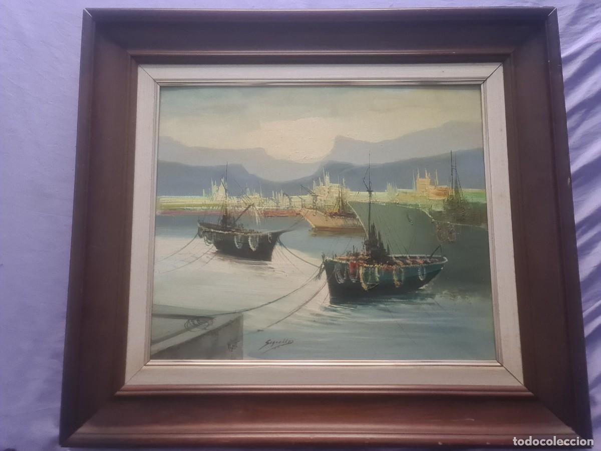 Arte: Antonio Segrelles. &Oacute;leo sobre tela. Circa 1970. Marina.