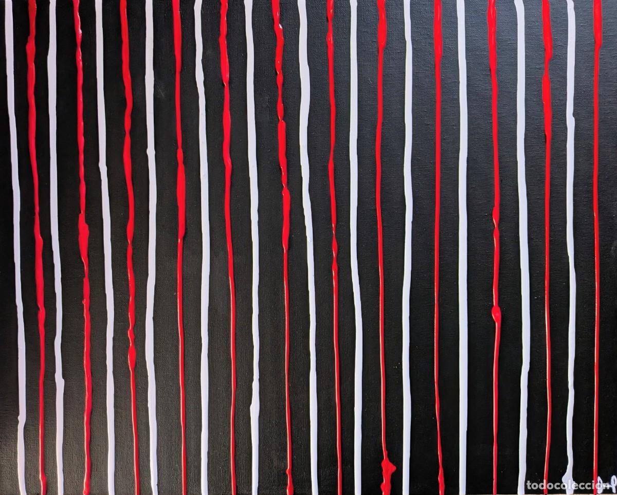 Arte: Duval, &rdquo;Rayas n&ordm;10&rdquo;. Serie Rayas. - Foto 1