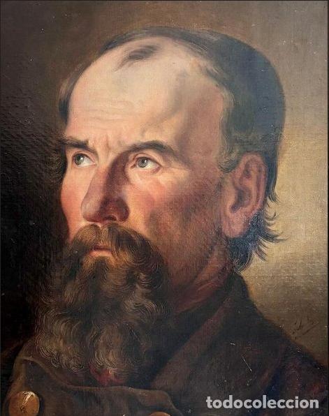 Arte: Friedrich Von Amerling (1803-1887): Autorretrato. Firmado.