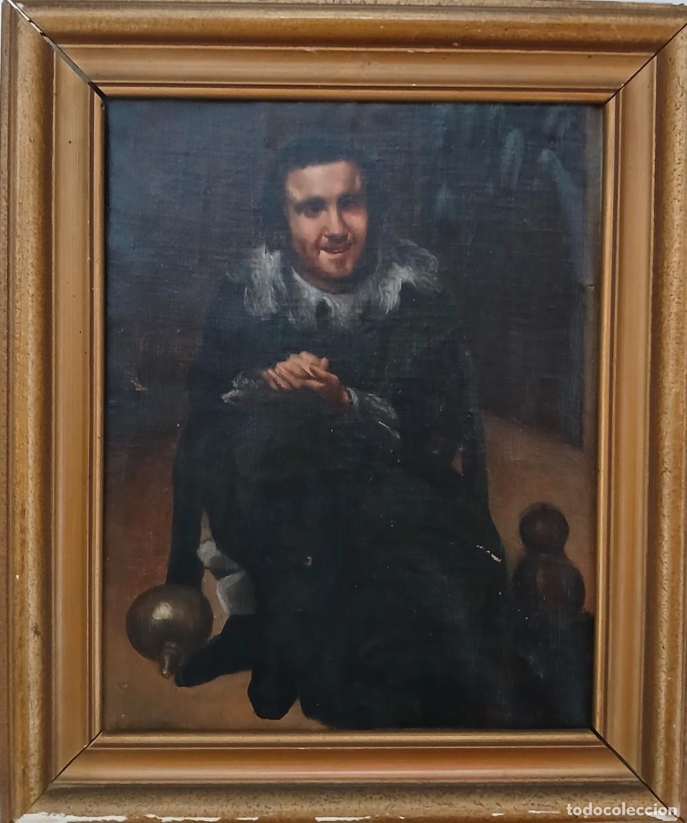 Arte: Buf&oacute;n Calabacillas / Copia Velazquez / S. XIX