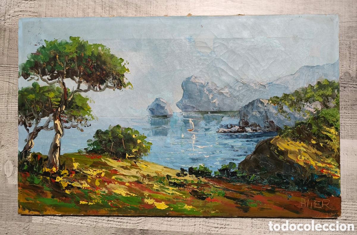 Arte: Pintura antigua al oleo