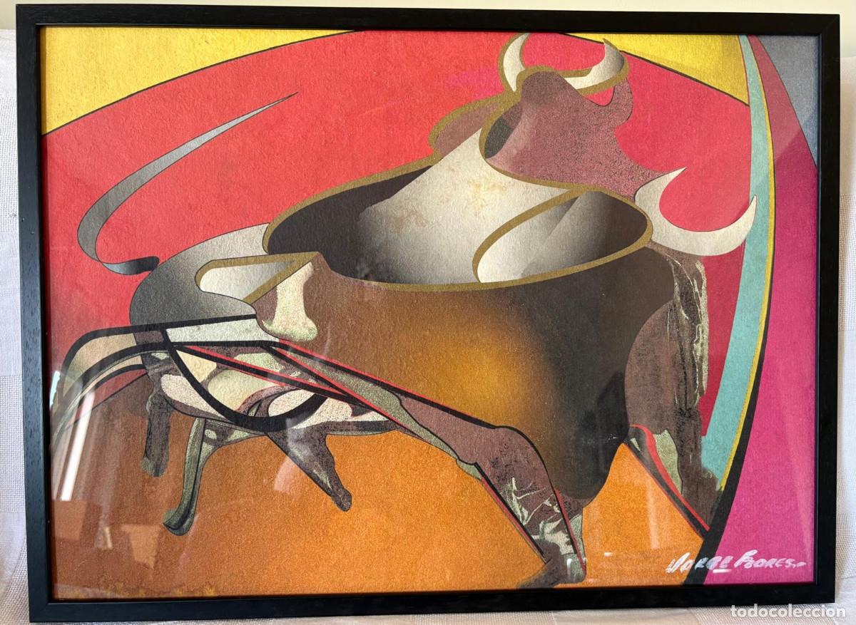 Arte: Toro por Jorge Flores (1934-2008)