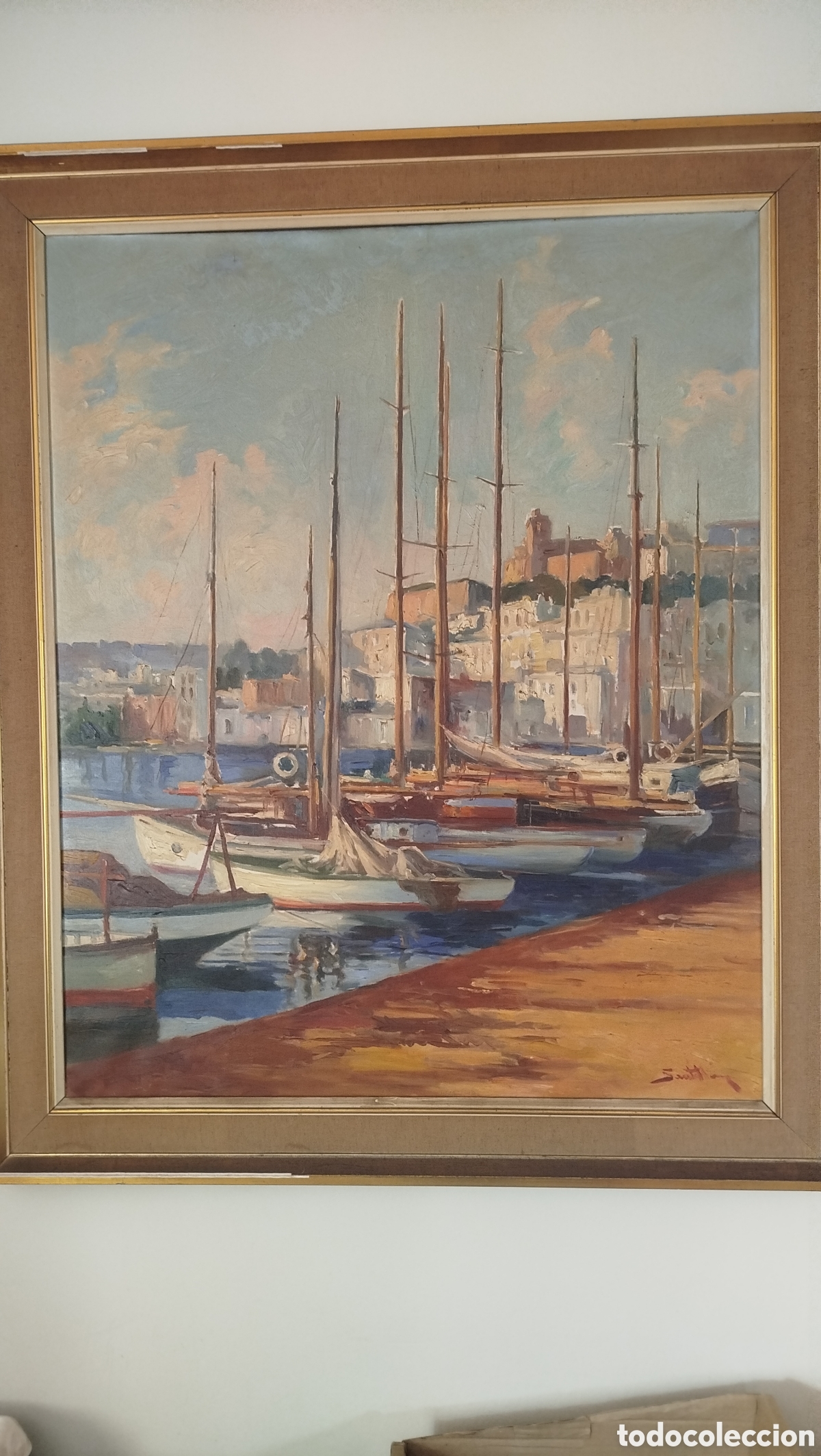 Arte: Pintura al oleo de Santillana