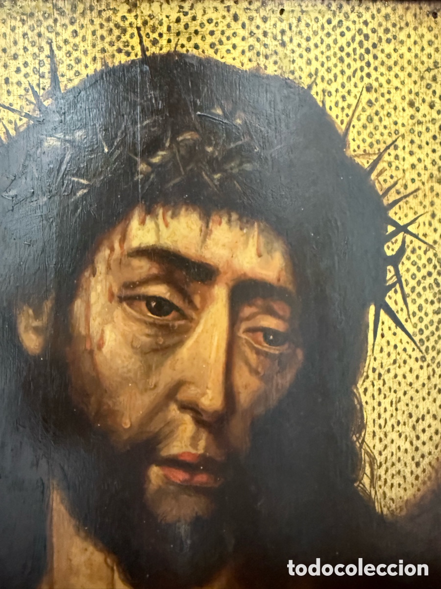 Arte: ARTE SACRO. &Oacute;leo sobre tablex ECCE HOMO.