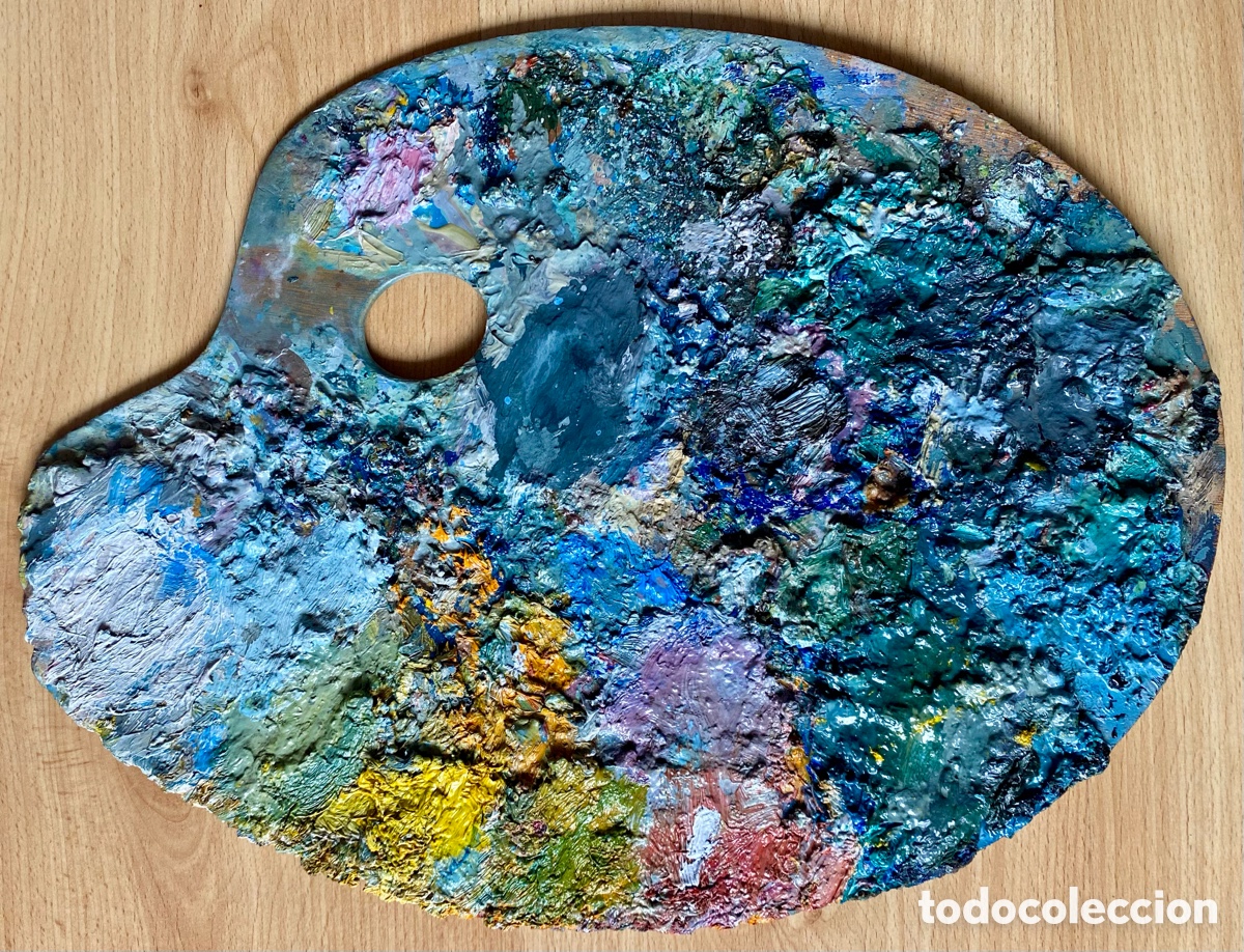Arte: Paleta original del artista Jordi Cur&oacute;s Ventura