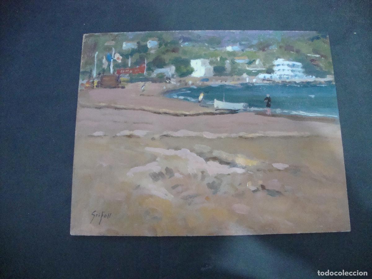 Arte: JOSEP GRIFOLL OLEO SOBRE TABLA 24 X 19 CM