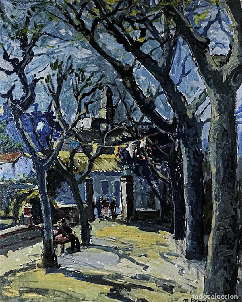 Arte: NARCIS PERAL GIL 1912 - PASEO ARBOLADO